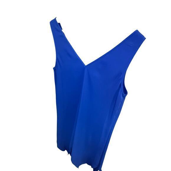 Amanda Uprichard Revolve Designer Cobalt Blue Monty Mini Slip Shift Dress Small - Picture 11 of 12